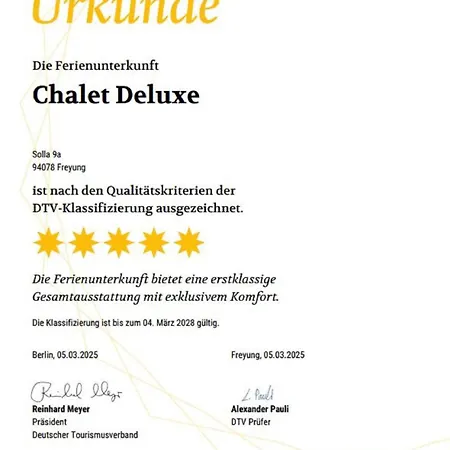 Deluxe Chalet *